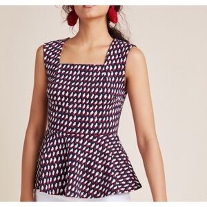 Anthropologie | Eri + Ali Effie knit peplum top